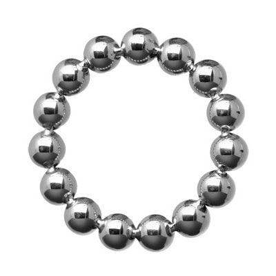 Meridian 1.75 Inch Stainless Steel Beaded Cock Ring - The Dildo Hub