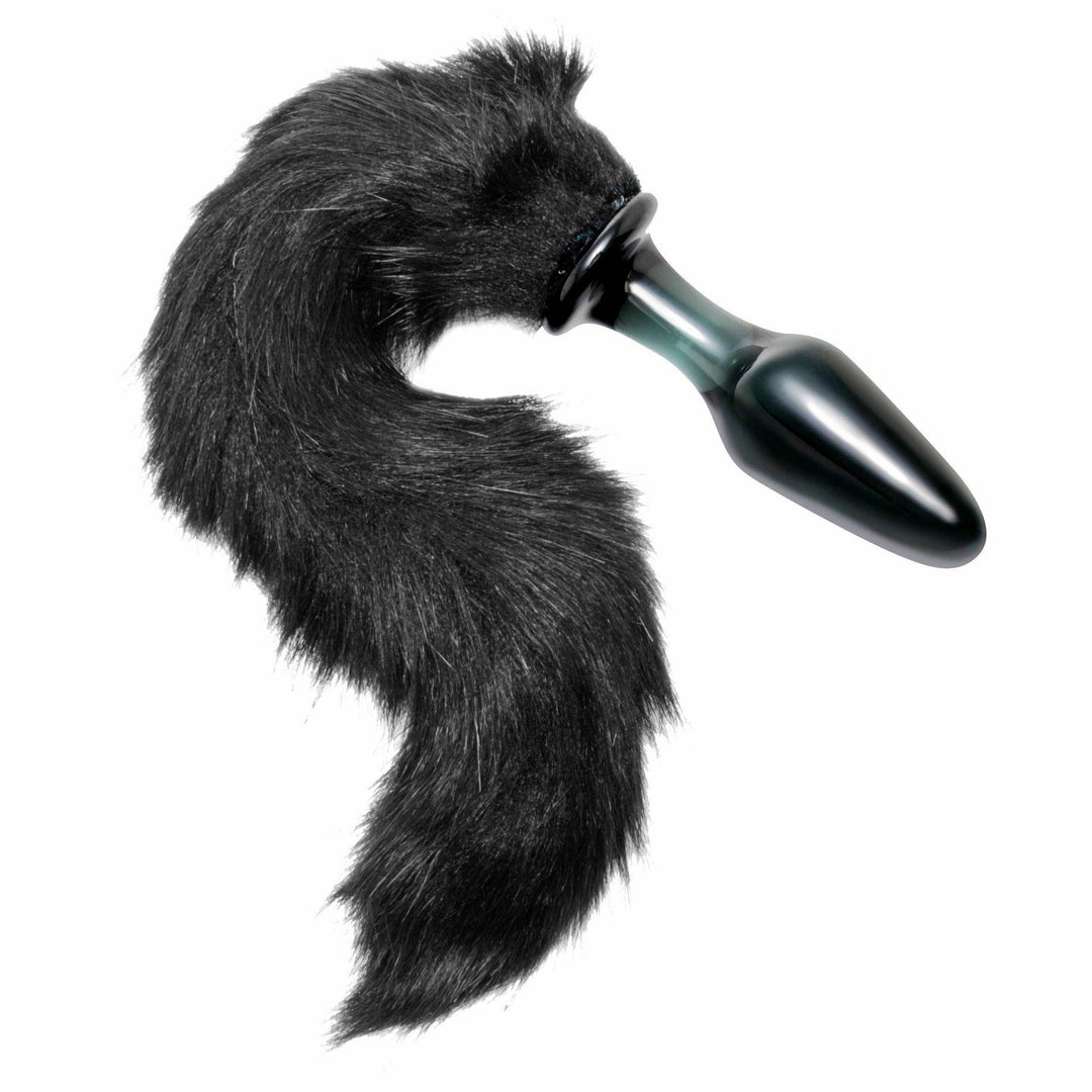 Midnight Fox Tail Glass Anal Plug The Dildo Hub Midnight Fox Tail Glass Anal Plug The Dildo Hub