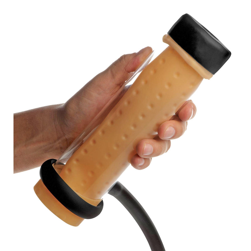 Milker Cylinder with Textured Sleeve - The Dildo Hub