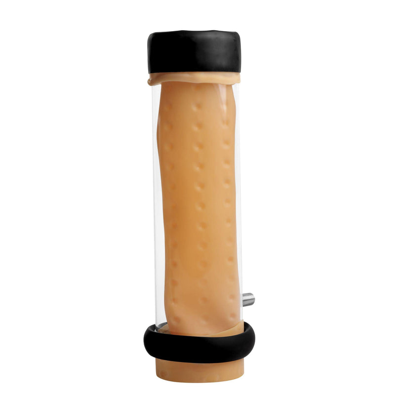 Milker Cylinder with Textured Sleeve - The Dildo Hub