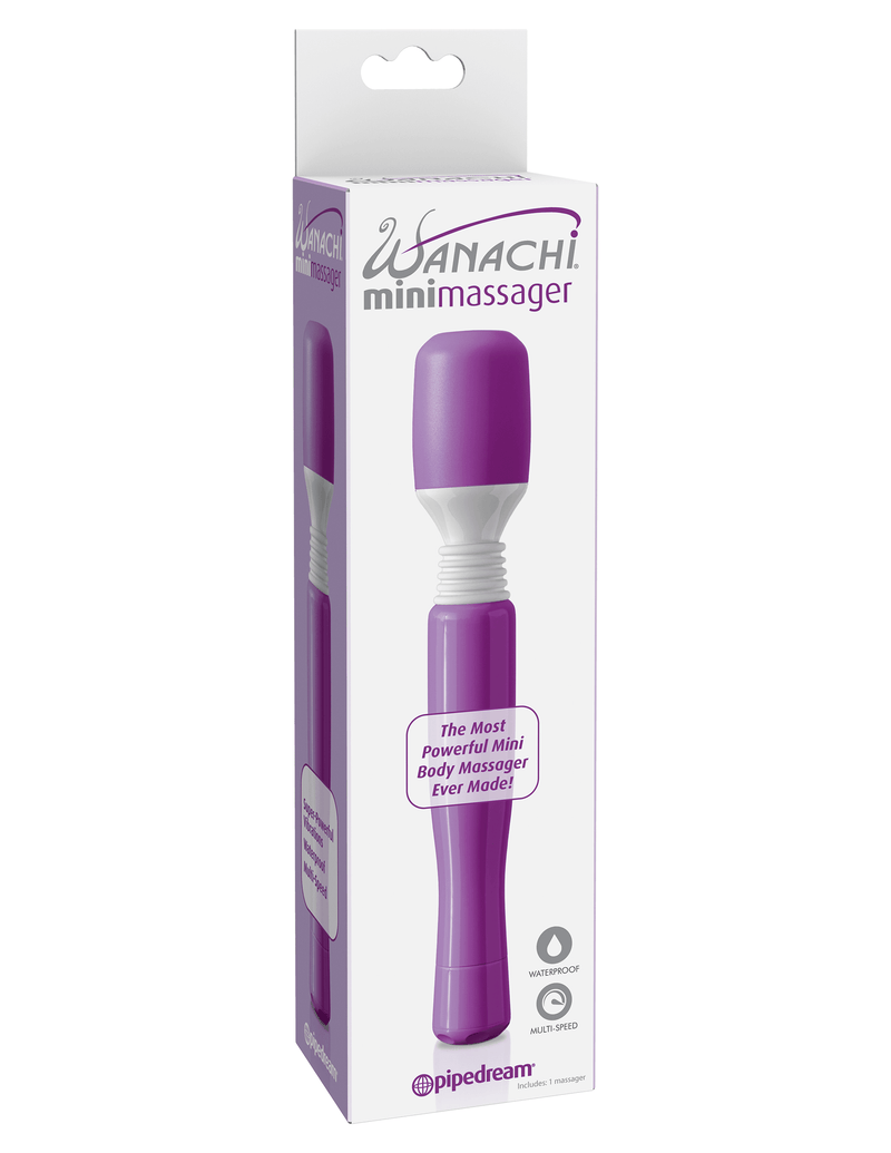 Mini Wanachi Wand Vibrator - Purple | Pipedream - The Dildo Hub