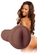 Mistress Cece BioSkin Vibrating Ass Stroker- Dark