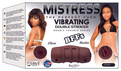 Mistress Elina and Nadia Vibrating Double Stroker - The Dildo Hub