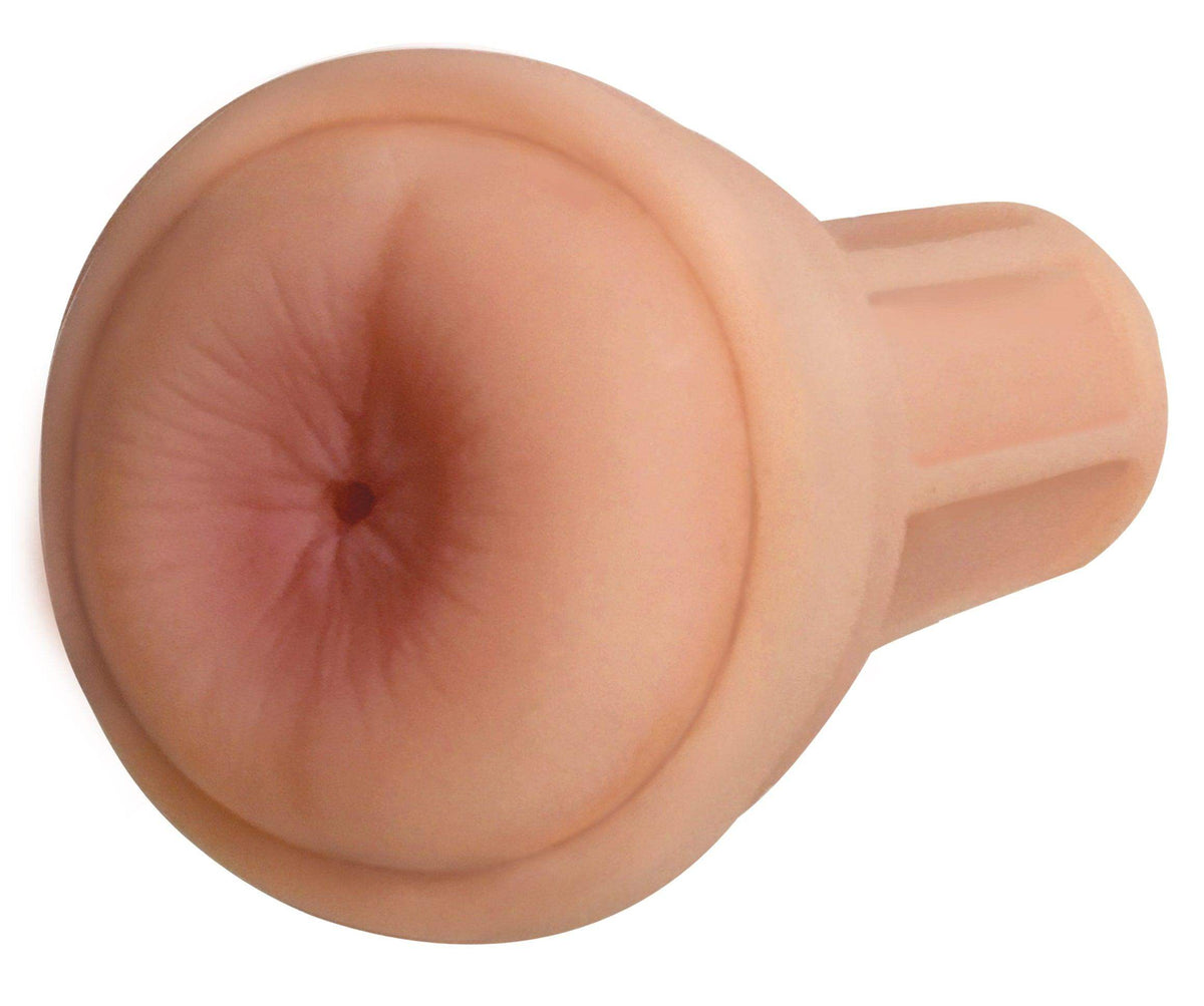 Mistress Taylor BioSkin Vibrating Ass Stroker- Light - The Dildo Hub