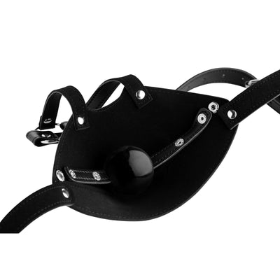 Mouth Harness with Ball Gag - The Dildo Hub