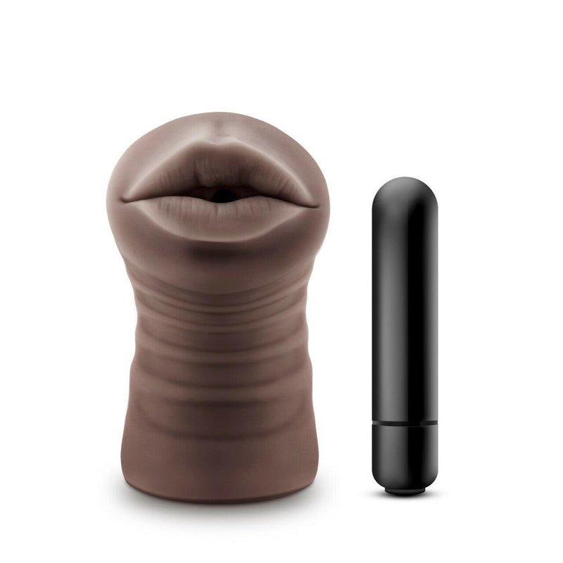 Mouth Masturbator Hot Chocolate Heather - Chocolate | Blush - The Dildo Hub