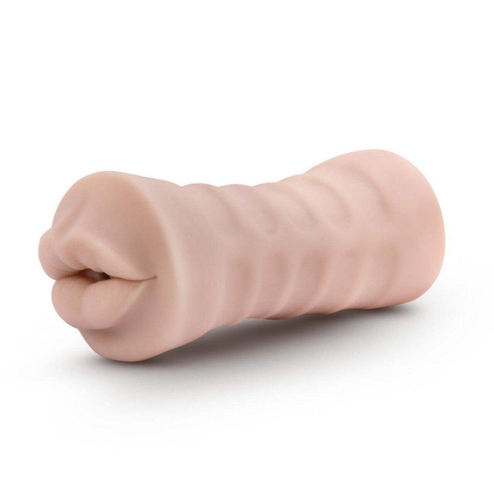 Mouth Masturbator M for Men - Angie - Vanilla | Blush - The Dildo Hub