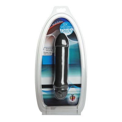 Multi Rhythm 5x Mode Vibrating Silicone Dildo - The Dildo Hub