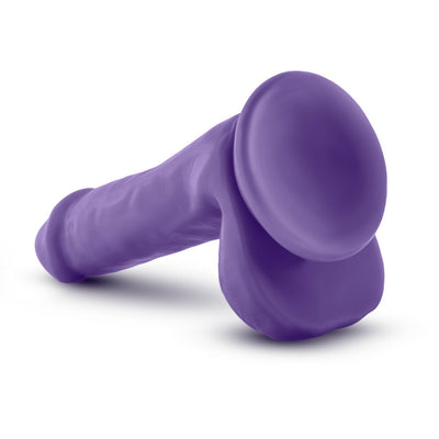 Au Naturel Bold Delight Purple Realistic Dildo - 6 Inches | Blush
