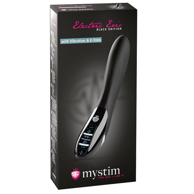 Mystim Electric Eric E-Stim Vibrator-Black Edition - The Dildo Hub