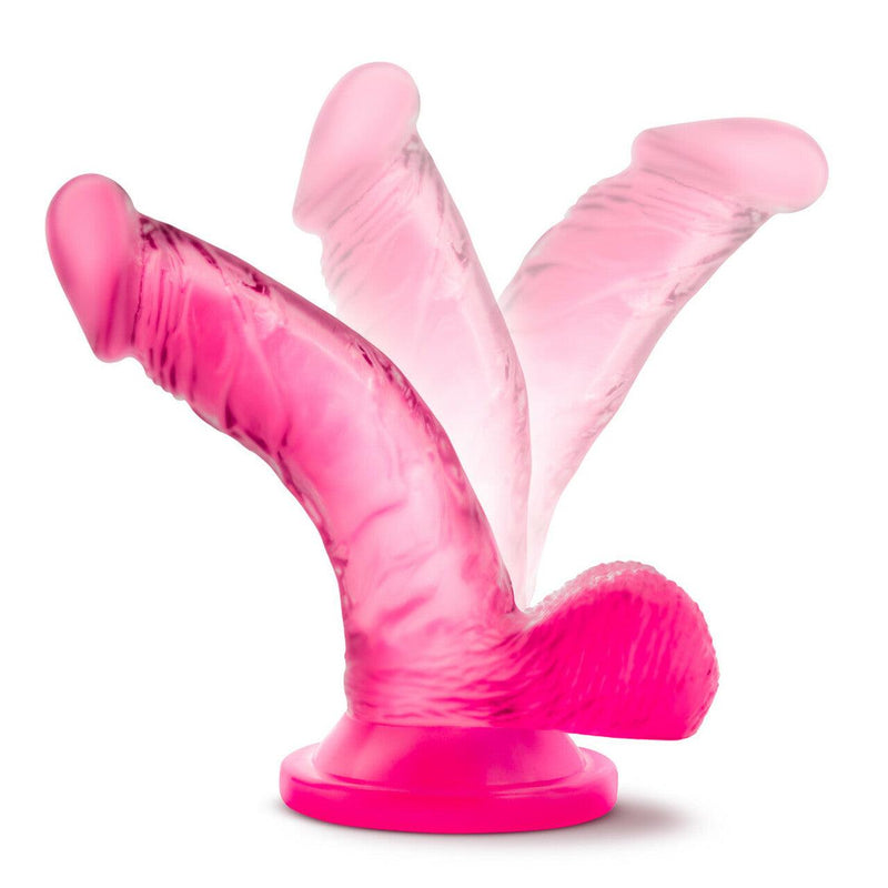 Naturally Yours - 4 Inch Mini Cock - Pink - The Dildo Hub