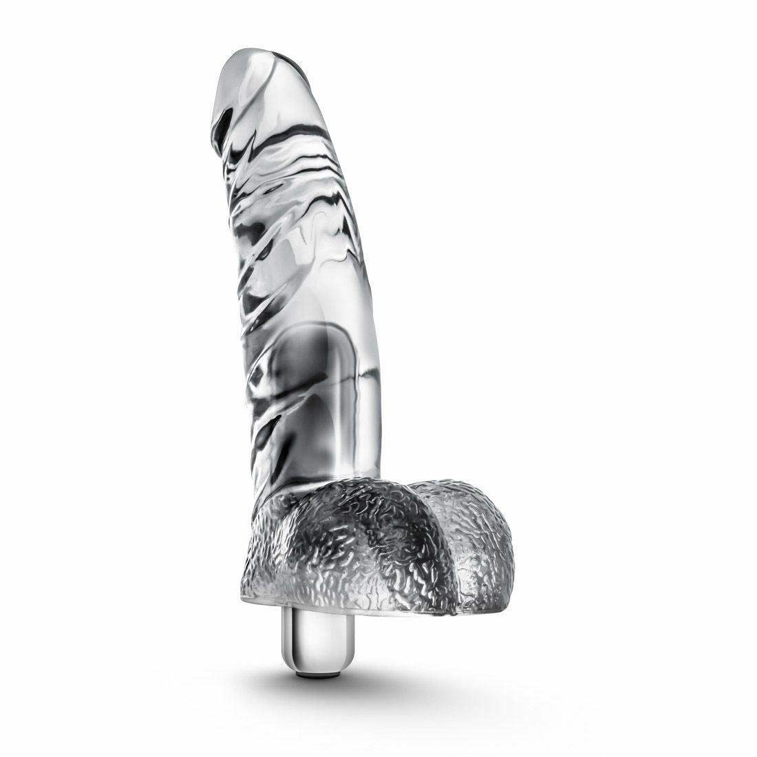 Naturally Yours - Vibrating Ding Dong - Clear - The Dildo Hub