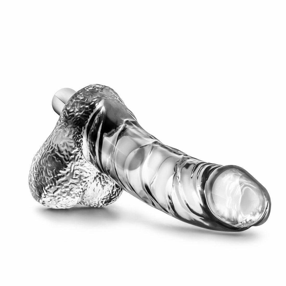 Naturally Yours - Vibrating Ding Dong - Clear - The Dildo Hub