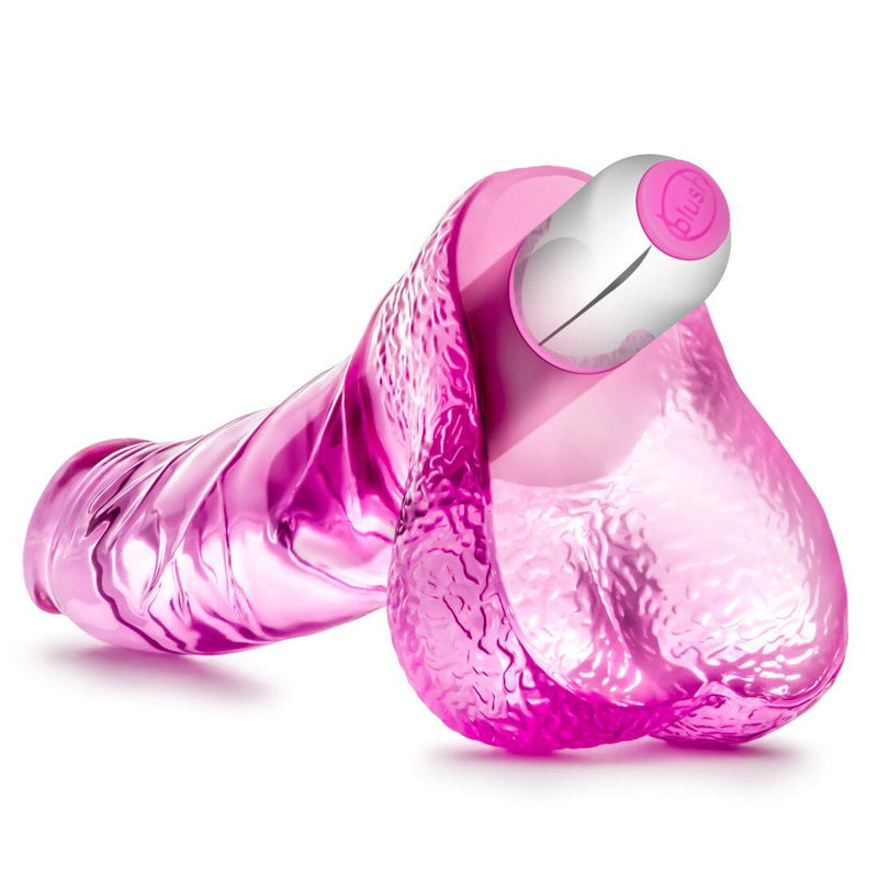 Naturally Yours - Vibrating Ding Dong - Pink - The Dildo Hub