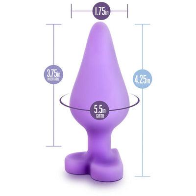 Naughtier Candy Hearts - Fuck Me - Purple - The Dildo Hub