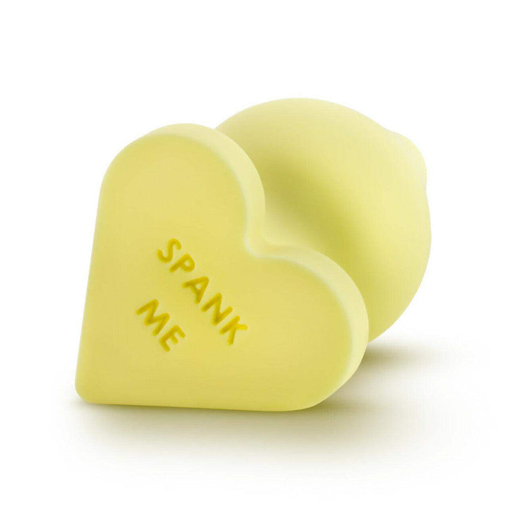 Naughty Candy Heart - Spank Me - Yellow - The Dildo Hub