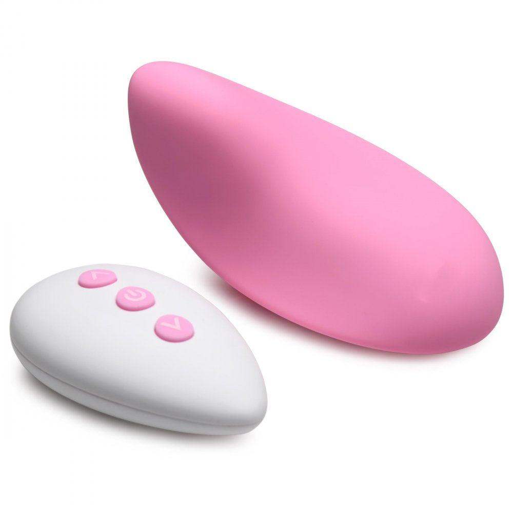 Naughty Knickers Bling Edition Silicone Remote Panty Vibe - Pink - The Dildo Hub
