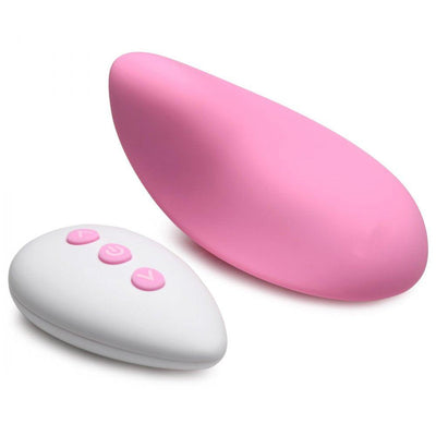 Naughty Knickers Bling Edition Silicone Remote Panty Vibe - Pink - The Dildo Hub