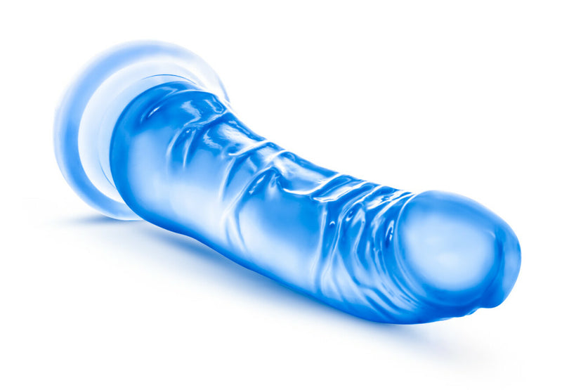 B Yours Sweet N Hard 6 Blue Realistic Dildo - 8.50 Inches | Blush