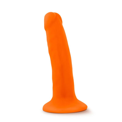 Neo - 5.5 Inch Dual Density Cock - Neon Orange - The Dildo Hub