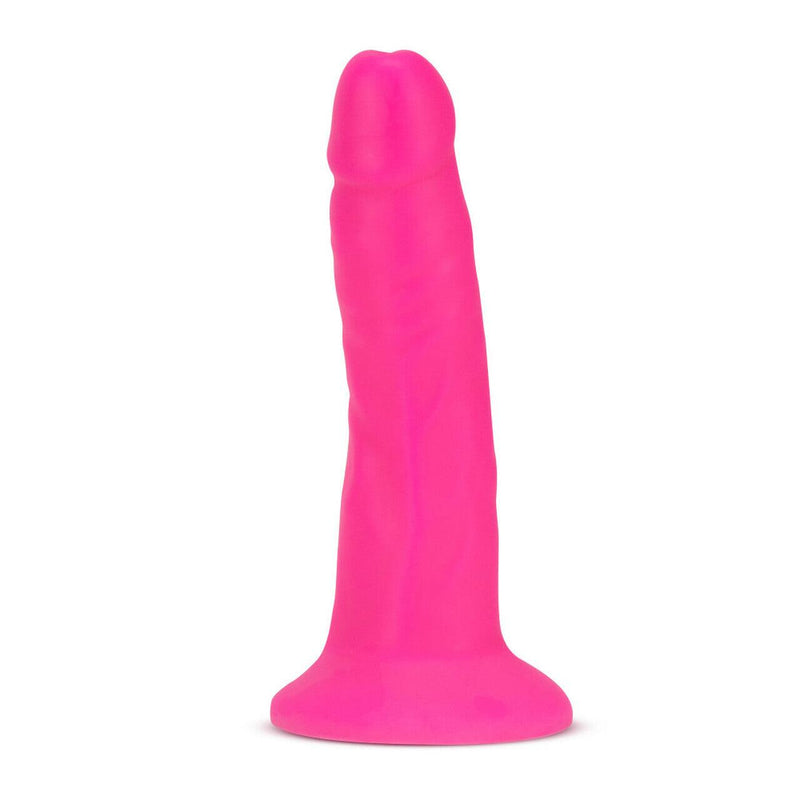 Neo - 5.5 Inch Dual Density Cock - Neon Pink - The Dildo Hub