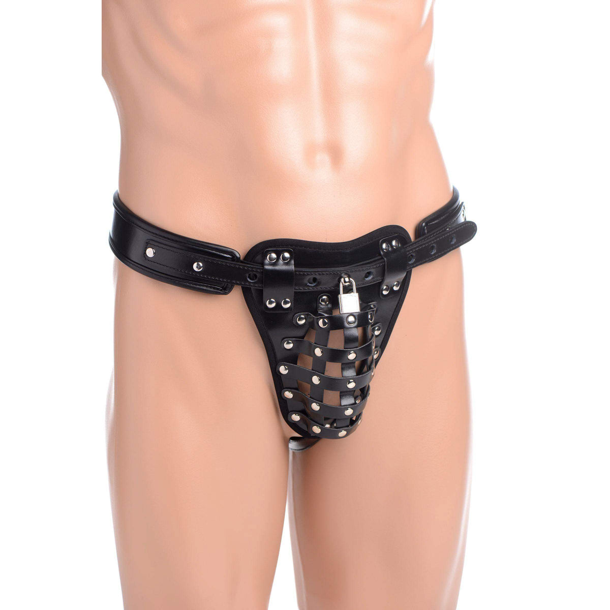Netted Male Chastity Jock - The Dildo Hub