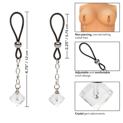 Nipple Play Non-Piercing Nipple Jewelry Crystal Gem | CalExotics - The Dildo Hub