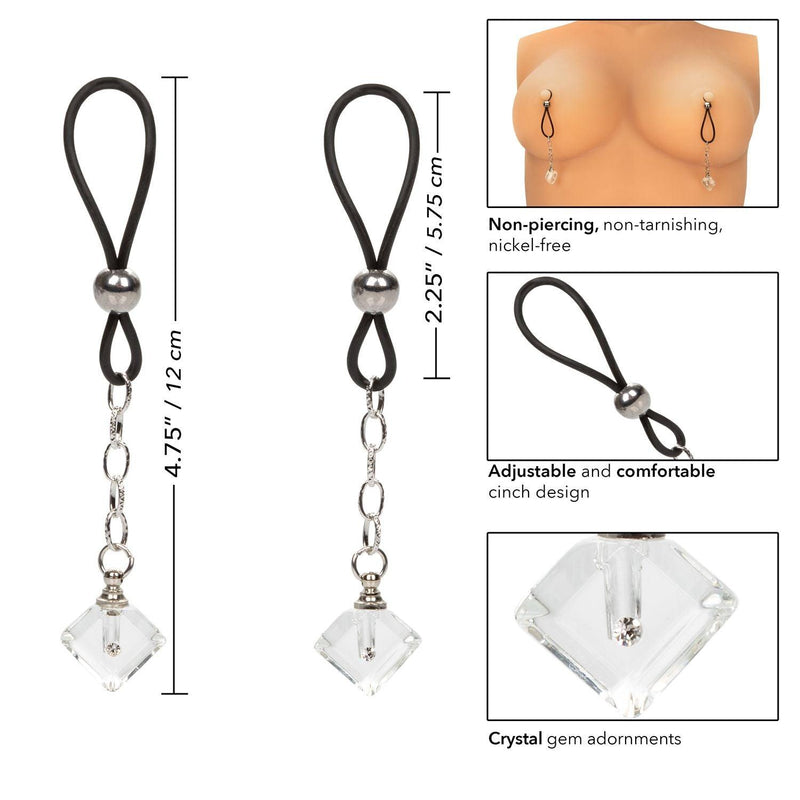 Nipple Play Non-Piercing Nipple Jewelry Crystal Gem | CalExotics - The Dildo Hub