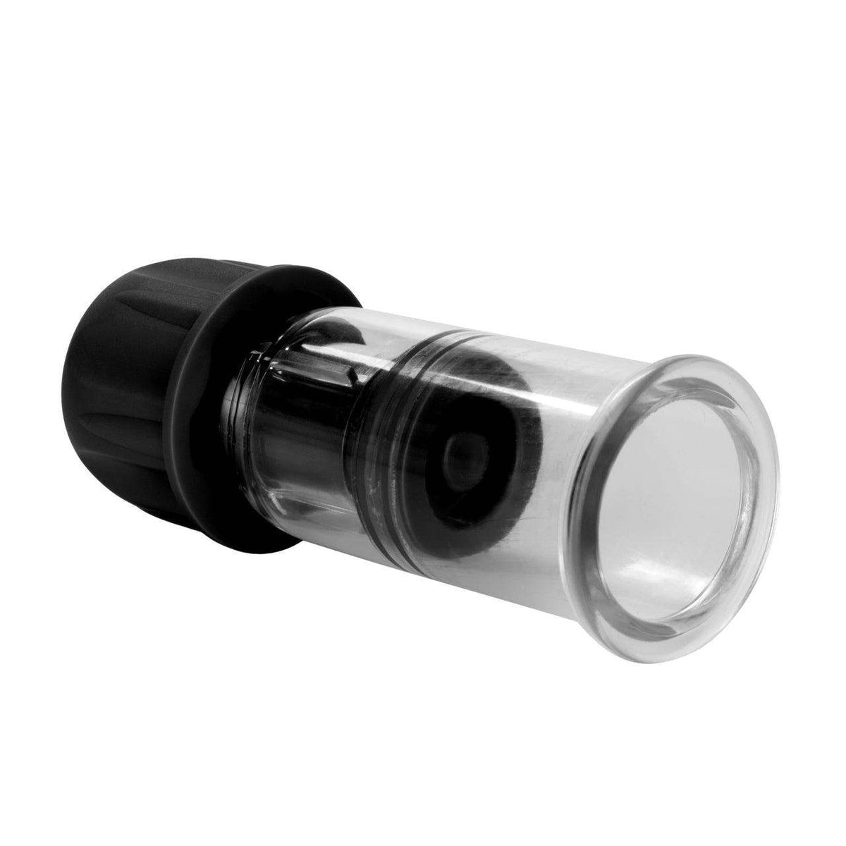 Nipple Play Vacuum Twist Suckers - Black | CalExotics - The Dildo Hub