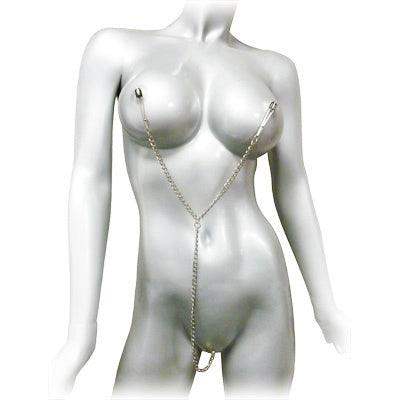 Nipple to Clit Tweezer Clamp Set - The Dildo Hub