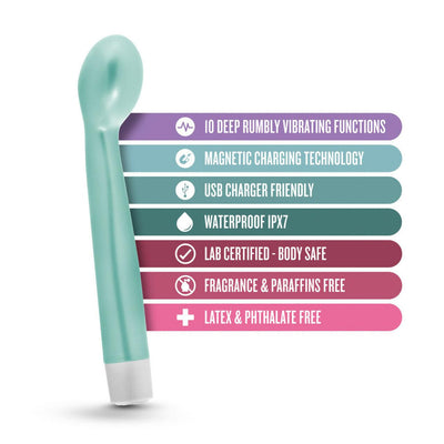 Noje - G Slim Rechargeable - Sage - The Dildo Hub