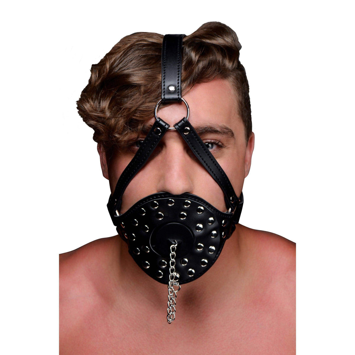 Open Mouth Head Harness - The Dildo Hub