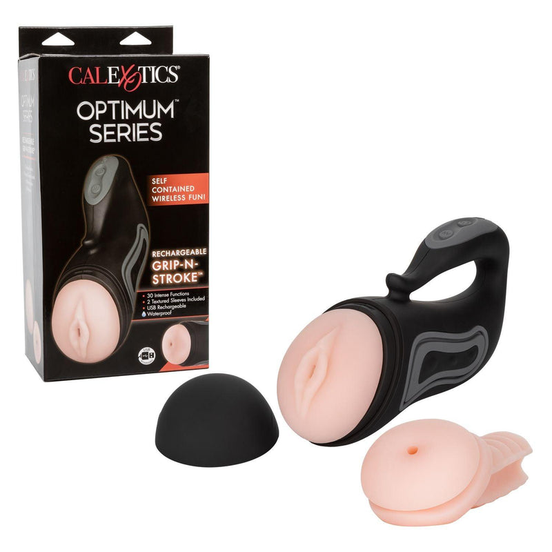 Optimum Power Rechargeable Grip-N-Stroke | CalExotics - The Dildo Hub