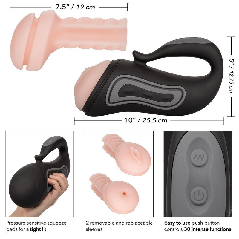 Optimum Power Rechargeable Grip-N-Stroke | CalExotics - The Dildo Hub