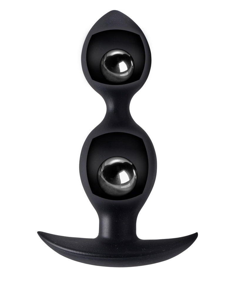 Orbs Steel Weighted Duotone Silicone Anal Plug - The Dildo Hub