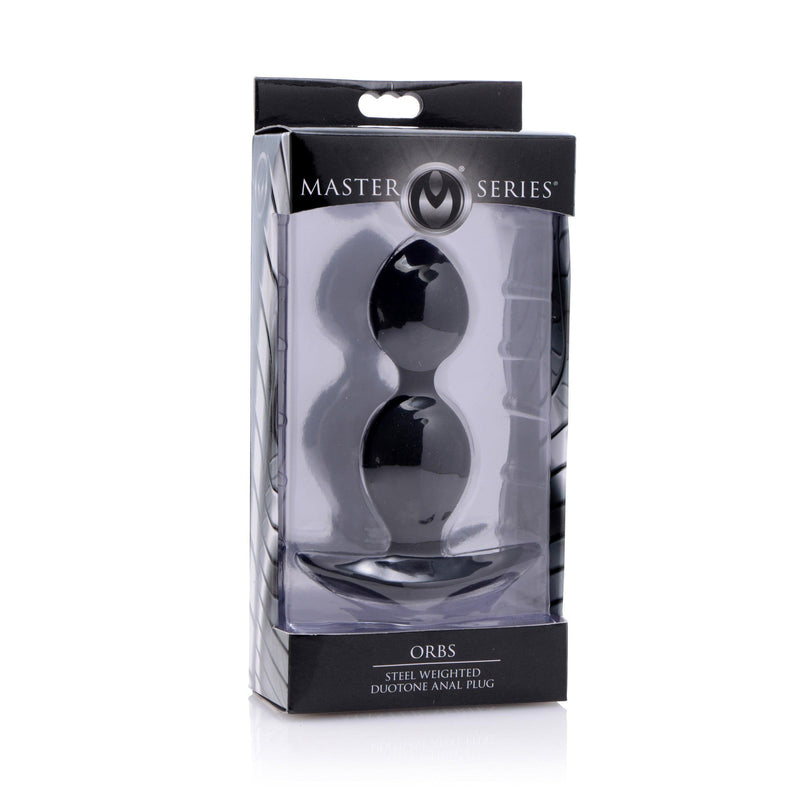 Orbs Steel Weighted Duotone Silicone Anal Plug - The Dildo Hub