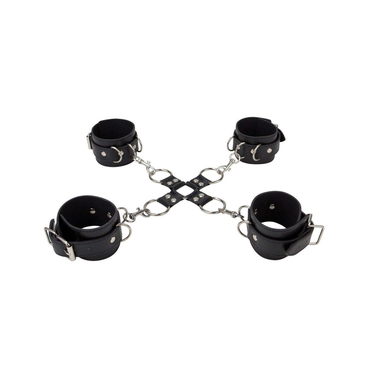 Ouch! Leather Hand and Leg Cuffs - The Dildo Hub