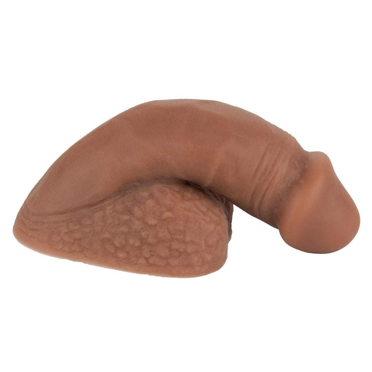 Packer Gear 5 in. Silicone Packing Penis - Brown | CalExotics - The Dildo Hub
