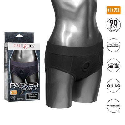 Packer Gear Black Brief Harness Xl/2xl | CalExotics - The Dildo Hub