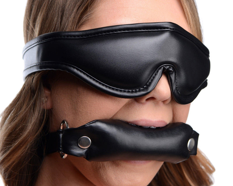 Padded Blindfold and Gag Set - The Dildo Hub