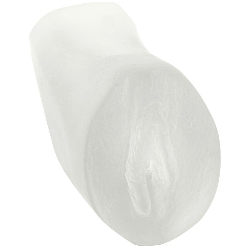 Palm Pal Frosted Ultraskyn Pocket Pussy - Clear | Doc Johnson - The Dildo Hub