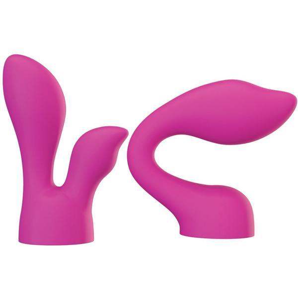 Palm Sensual Accessories - 2 Silicone Heads (For use with PalmPower) | BMS Factory - The Dildo Hub