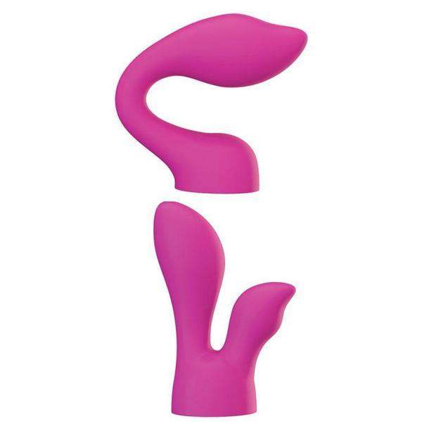 Palm Sensual Accessories - 2 Silicone Heads (For use with PalmPower) | BMS Factory - The Dildo Hub