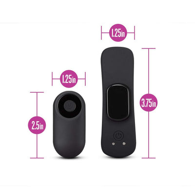 Pants Vibrator Temptasia Remote Control - Black - The Dildo Hub