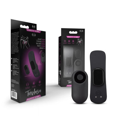 Pants Vibrator Temptasia Remote Control - Black - The Dildo Hub