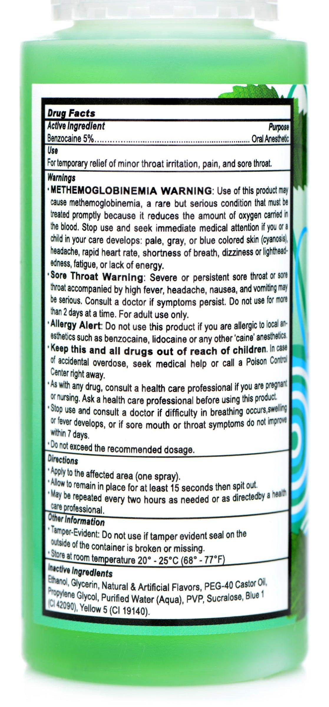 Passion Oral Ecstasy Throat Desensitizing Spray - - The Dildo Hub