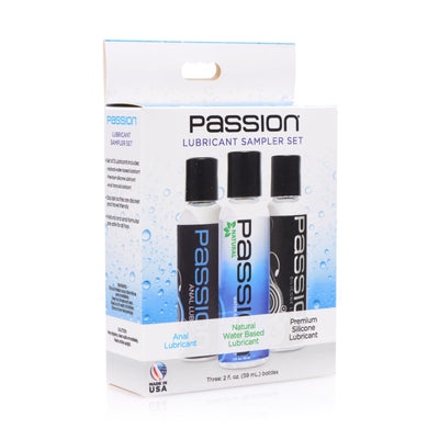 Passion Personal Lubricants - 3 Piece Sampler Set - The Dildo Hub