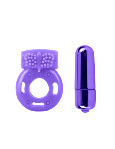 Neon Vibrating Couples Kit - Purple | Pipedream  from The Dildo Hub