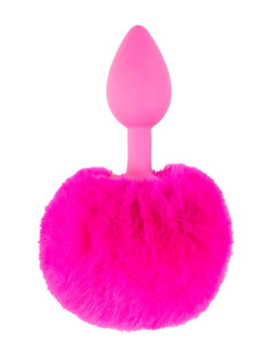 Neon Bunny Tail In Pink | Pipedream  from thedildohub.com