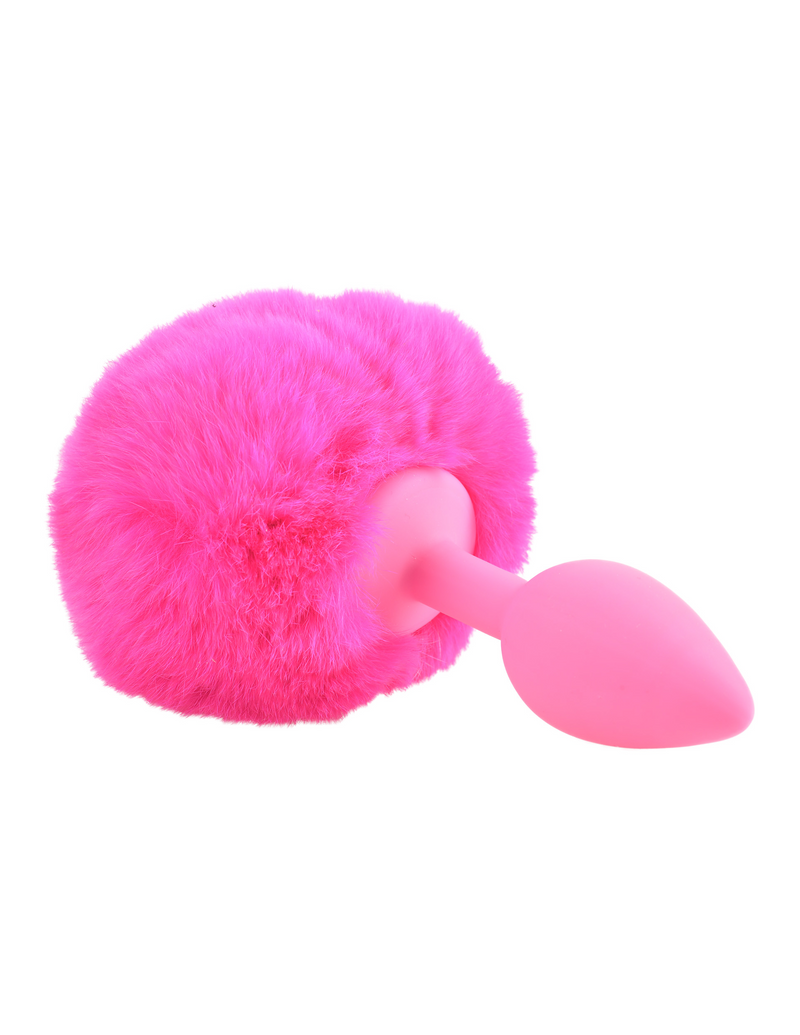 Neon Bunny Tail In Pink | Pipedream  from thedildohub.com